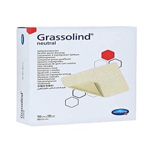 Hartmann Set of 50 Grassolind Neutral Ointment Dressings 10 x 10 cm