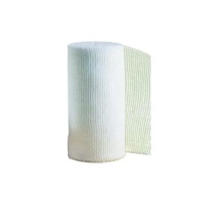 Gima - Bandage de Gaze Hydrophile ourlée à 20 fils, 100% Coton Hydrophile Candide, Bord Ourlé, sans latex, taille 5 m x 10 cm, boîte de 100 rou...