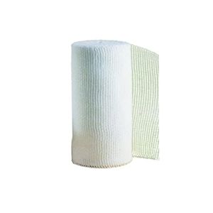 Gima - Bandage De Gaze Hydrophile Ourlée À 20 Fils, 100% Coton Hydrophile Candide, Bord Ourlé, Sans Latex, Taille 5 m x 10 cm, Boîte De 100