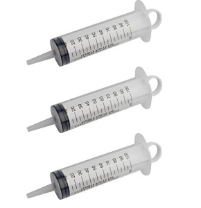 3 x bulle seringue de Romed blessure médicale seringue emballé 100 ml Seringue bulle stérile