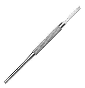 May - Scalpel Handle - Round Grip - no. 4 - Stainless Steel