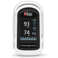 Masimo MightySat - Oxymètre de pouls, mesure et enregistre les données physiologiques, la saturation en oxygène, la fréquence du pouls et les v...