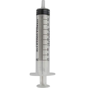 Seringues jetables médicales de marque Romed emballées individuellement, stérile - 10 ml(Lot de 25)