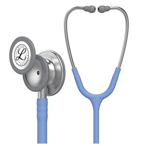 3M Littmann Stéthoscope de Surveillance Classic III, Tubulure Bleu Ciel, 69 cm, 5630