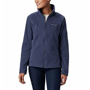 Columbia Fast Trek Jacket, Women's Full Zip Fleece Jacket, Nocturnal, Size XL