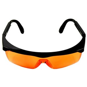 HQRP Lunettes de Protection UV Légères Teintées Orange pour les Travailleurs de Laboratoire Médical, Hygiénistes Dentaires, Chirurgie