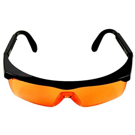 HQRP Lunettes de protection UV légères Teintées Orange pour les Travailleurs de laboratoire Médical, Hygiénistes Dentaires, Chirurgie, laborat...