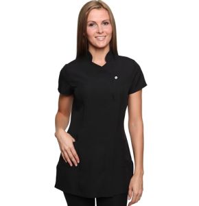 Freya Black Aesthetician Tunic for Women Size 42 FR 12 UK