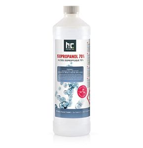 15 x 1 l Alcool isopropylique 70% (IPA) de Höfer Chemie - parfait comme solvant et dégraissant - cleaner pour ongles, nettoyant pour écran, dég...