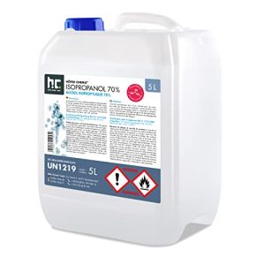 1 x 5 l Alcool isopropylique 70% (IPA) de Höfer Chemie - parfait comme solvant et dégraissant - cleaner pour ongles, nettoyant pour écran, dégr...