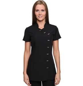 Mirabella Health & Beauty Tunique Esthéticienne Pour Femme Modèle Arete Noir Taille 42/14 UK