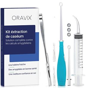 Stainless Steel Tonsil Hygiene Kit | 3 Tools for Extraction and Prevention of Tonsil Stones | Elimination of Bad Breath