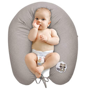 Sei Design - Coussin d'allaitement ergonomique certifié Ökotex 170x30
