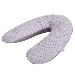 Coussin De Maternité Et D'Allaitement Éponge Gris/Étoiles