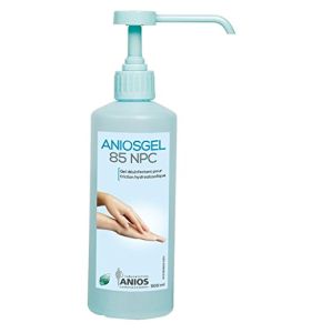 Gel hydroalcoolique Aniosgel 85 NPC - Flacon 500 ml avec pompe doseuse