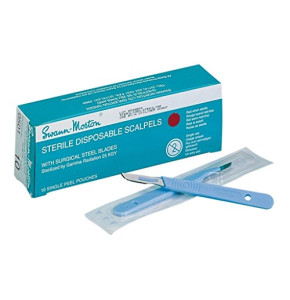 Swann-Morton Disposable Scalpels - Sterile No. 15