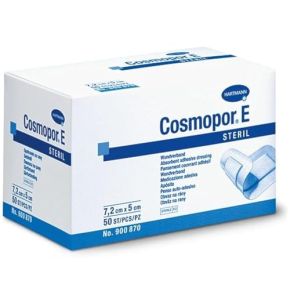 Hartmann Cosmopor E Pansement, 7,2 cm x 5 cm, lot de 50