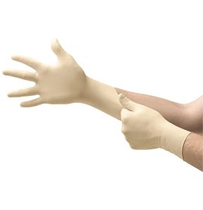 Ansell MicroFlex 63-864 Gants Jetables en Latex, Fins et Non Poudrés, Doigts Renforcés et Adhérisés pour une Protection Multiusage