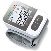 Sanitas SBC 15 Tensiomètre au poignet, mesure entièrement automatique de la pression artérielle et du pouls, fonction d'avertissement en cas de ...