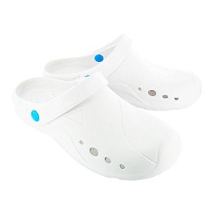 Label Blouse Chaussures Hôpital - Sabot Médical Blanc EVA Anti Dérapante, Blanc, 39 EU