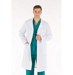 Blouse Blanche Gima pour Homme, Qualité Professionnelle en Coton