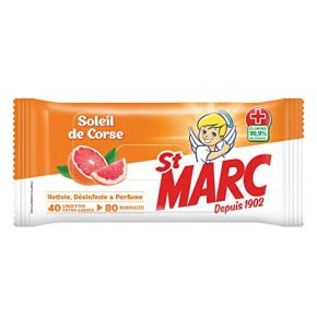 St Marc Lingettes Antibactériennes Soleil de Corse x 80