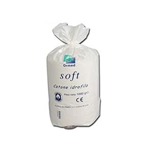 Gima 34838 Lot Coton Hydrophile, 1000 g, Lot de 10