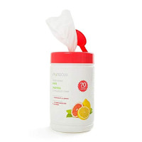 PURDOUX ™ CPAP Wet Wipes Masque avec odeur de pamplemousse et de citron (Canister de 70 lingettes humides)