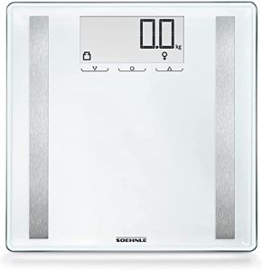 Soehnle Shape Sense Control 200 - Pèse-Personne Numérique avec Analyse Corporelle, Écran LCD Large