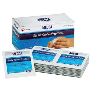 MEDca Alcohol Prep Pads PACK OF 100