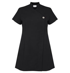 Proluxe Signature Button Beauty Tunic - Manicure Salon Uniform - Black - 10
