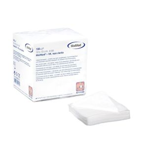 Maimed Lot de 2000 Compresses Non Stériles en Matériau Non-Tissé, 10 x 10 cm, Blanc