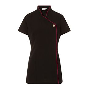 Proluxe Beauty Tunic with Contrast Trim - Manicure and Spa Salon Uniform