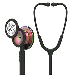 3M Littmann Stéthoscope de Surveillance Classic III, Tubulure Noire, Rainbow Edition, 69 cm, 5870