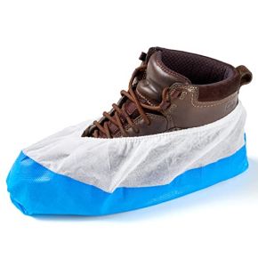 200 Disposable Shoe Covers, 9 g, H&S (200 Pieces)
