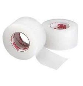 Transpore Lot de 6 rouleaux de sparadrap médical hypoallergénique transparent avec adhésif 3M 25 mm x 9,1 m