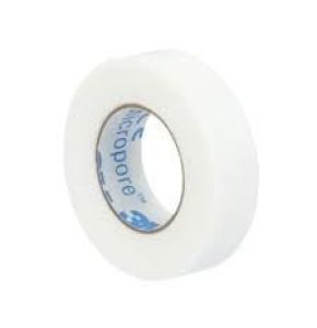 Lot of 6 Hypoallergenic Micropore Tape - White - 1.25 cm x 9.1 m - 3M