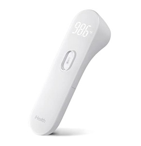 iHealth no-touch thermomètre frontal, thermomètre infrarouge numérique pour adultes et enfants, avec bébé thermomètre touchless 3 capteurs ultra-sensibles (pt3)