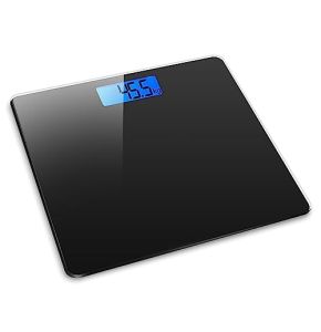 Digital Body Weight Scale - 28x28cm Platform, 180 kg, Backlit LCD