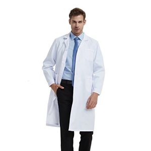 BSTT Men’s Lab Coat - Physiotherapist, Laboratory, Doctor - White Workwear - Improved Slim Fit XXL