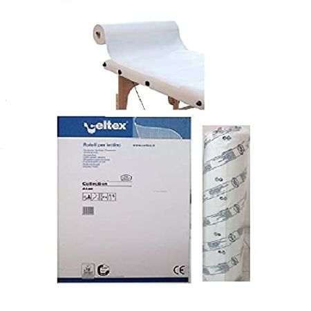 1 ROULEAU CELTEX COLLECTION DE DRAP D’EXAMEN MÉDICAL EN PURE CELLULOSE, 2 ÉPAISSEURS, 60 CM X 80 M