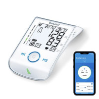 Beurer BM 85 Tensiomètre à bras, avec indicateur de repos breveté, batterie Li-Ion pratique, connexion App avec protection des données certifiée