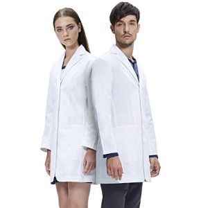 Dr. James Blouse Pour Étudiants, Pour Hommes Et Femmes - Laboratoire Et Pharmacie - Multiples Poches, Coupe Ajustée (L (Hommes L/Femmes XL))