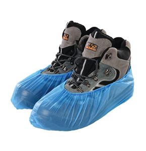 Pack of 100 Disposable Shoe Covers One Size