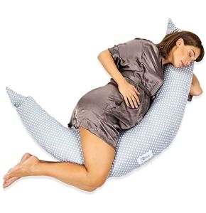 KOALA BABYCARE Coussin de Grossesse XXL – Multifonctionnel et Confortable avec Housse en Coton Amovible