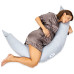 KOALA BABYCARE XXL Pregnancy Pillow - Multi-functional Comfort with 100% Cotton Cover