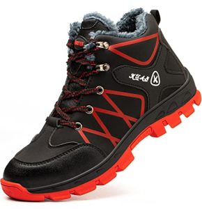 Sroter Men's Women's Winter Safety Waterproof Boots