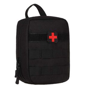 Selighting Sac Médical de Premiers Secours Vide Tactique Pochette EMT Médecine Molle Trousse de Premiers Secours pour Randonnée Camping Airsoft ...