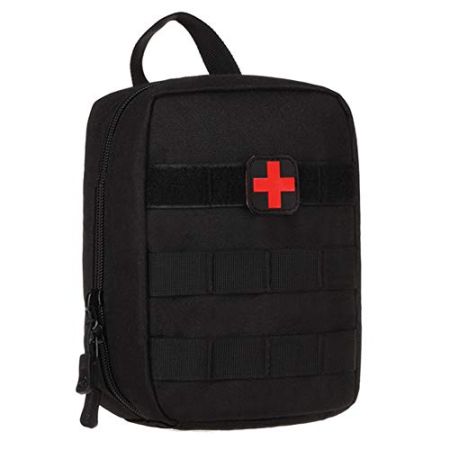 Selighting Sac Médical de Premiers Secours Vide Tactique Pochette EMT Médecine Molle Trousse de Premiers Secours pour Randonnée Camping Airsoft ...