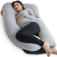 Pharmedoc U-Shaped Pregnancy Pillow - Multi-functional Comfort and Support